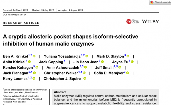 A cryptic allosteric pocket shapes isoform-selective inhibition of human malic e